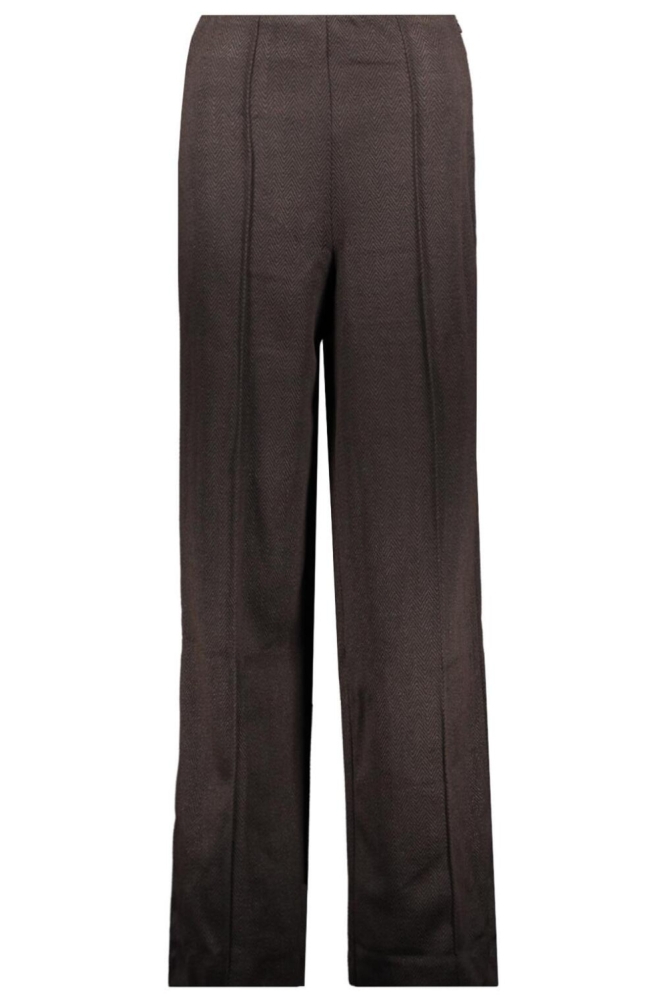 IHKATE JACQUARD LONG PA 20124976 900001779 BLACK BROWN HERRINGBONE